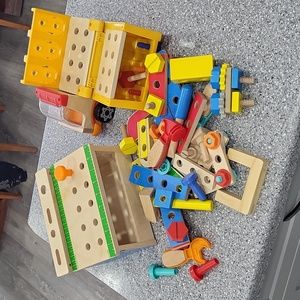 Working Bench and Truck toys